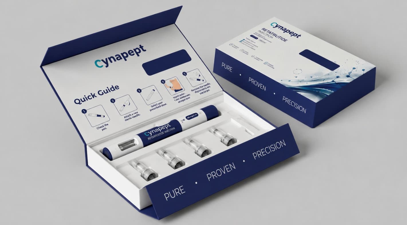Retatrutide injectable pen packaging